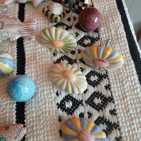 Mackenzie Childs Assorted Knobs - Picture 3 of 5